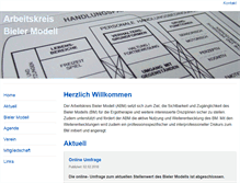 Tablet Screenshot of bielermodell.ch
